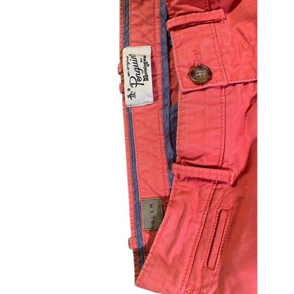 An Original Penguin Mens pink Chino pant size 29x32 - Picture 4 of 6